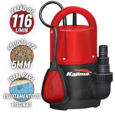 Imagem de Eletrobomba Submersa Qwl105 Kajima Vazão 116l/min 1/2hp 220v