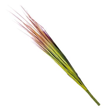 Imagem de Folhagem Capim Verde Com Pontas Avermelhadas Artificial 74cm