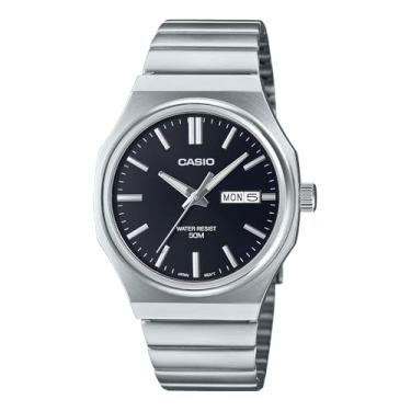 Imagem de Relógio CASIO masculino analógico prata MTP-E735D-1AVDF