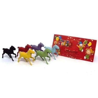 Imagem de Cavalinhos Cores sortidas com 20 pecas - brinquedos coral