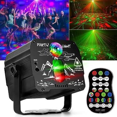 Imagem de Atotalof Luzes De Festa Dj Com Controle Remoto, Mini Bola Discoteca Portátil, Luz Palco, Projetor Led Rgb Brilhante Ativação Por Som, Lâmpada Estroboscópica Para Decoração Quarto, Casa, Presente Ani