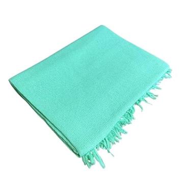 Imagem de Kit 2 Manta Para Sofá 100% Algodão Protetor Gigante 2.10x1.20(Verde Neon)