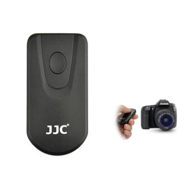 Imagem de JJC Controle remoto infravermelho sem fio para Canon Rebel T7i T6i T6s T5i T4i EOS R5 R6 7D Mark II 6D Mark II 5D Mark IV III II 5DS 90D 77D 80D 70D 60D M6 M5 M3 substitui o controle remoto Canon