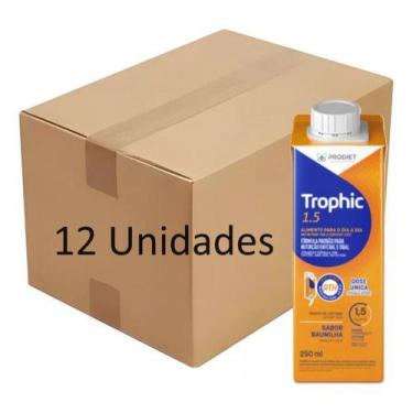 Imagem de Kit 12un Trophic 1.5 250ml Dieta Enteral Baunilha Prodiet