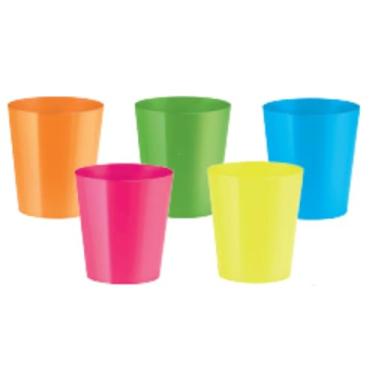 Imagem de Kit 30 Copinhos de Doce Neon Brilha na Luz Negra 25 ml (Sortidos)