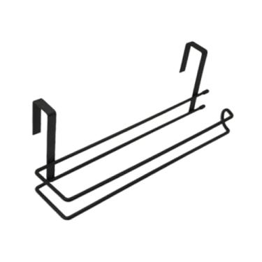 Imagem de WeiLaiKeQi Suporte para papel toalha, porta-rolos de papel toalha sobre a porta, embaixo do armário, dispensador de toalha para cozinha, para casa de fazenda