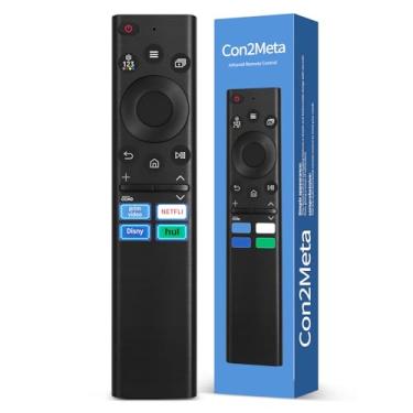 Imagem de Controle remoto universal Samsung TV – substituição compatível com quadro, serif, cristal, Neo QLED, OLED, 4K, 8K Smart TVs