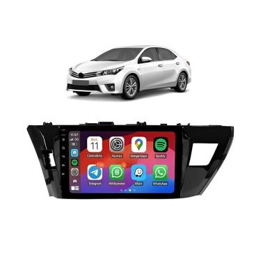 Imagem de Kit Multimídia Corolla 2015 16 17 GLI Android 9 Pol 2/32Gb Carplay Gps WiFi Rádio Bt -...