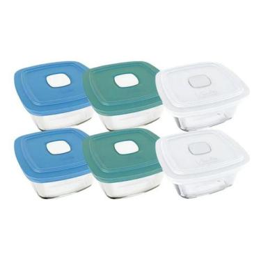 Imagem de Jogo 6 Potes Facilita Vap C/ Tampa Nadir Figueiredo Marmita