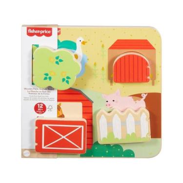 Imagem de Brinquedo para Bebê Fisher-Price Painel - Animaizinhos da Granja Matte