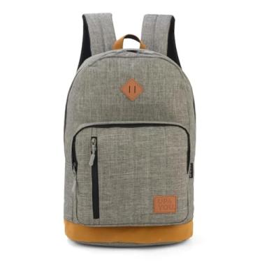 Imagem de MOCHILA CINZA E MARRON - MS46527UP