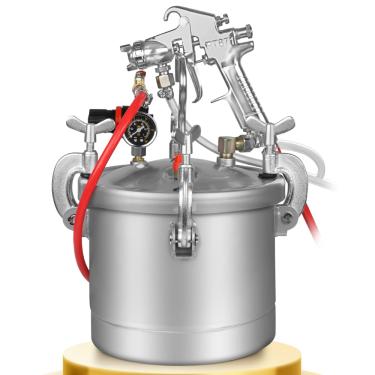 Imagem de Tanque de Pressão para Pintura, Tanque de Pressão (10L) Pintura com Kit Mangueira, Tanque de Pressão de Tinta a Ar 10L, Pulverizador de Tinta para Pintura de Casa, Pressão máxima de 60 PSI