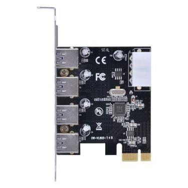 Imagem de Placa PCI Express 4 Portas USB 3.0 Comtac 9349