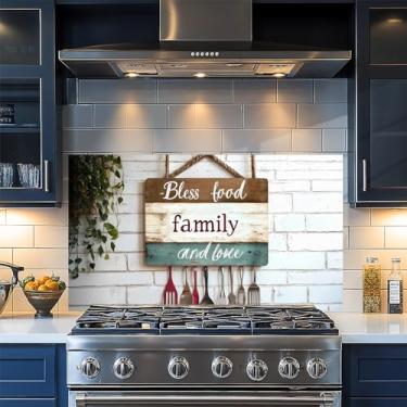 Imagem de Papel de parede de cozinha autoadesivo à prova de óleo, impermeável, protetor de parede, papel removível para armário