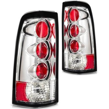 Imagem de SCITOO Conjunto de lanterna traseira compatível com Chevy Silverado GMC Sierra 1500 2500 pares 1999-2002