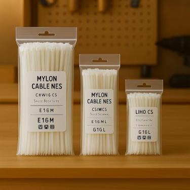 Imagem de Kit Abraçadeira De Nylon 1500 Unidades Enforca Gato Presilha