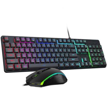 Imagem de Teclado e mouse para jogos Redragon S107 RGB 5000 DPI