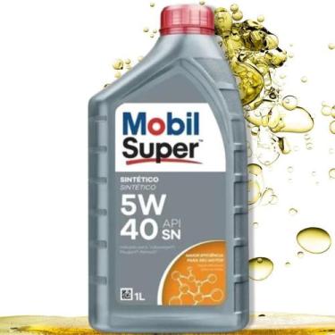 Imagem de Oleo lubrif. motor 5w40 sn mobil super (vw 502.00 / 505.00) - (1 litro