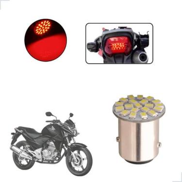 Imagem de Lâmpada Led Freio 2 Polos Com Efeito Strobo Moto CB300R 2010 2011 2012