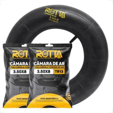 Imagem de Kit 2 Câmara De Ar Mj8 350 E 375.8 325.8 Tr13 Carriola Obras - ROTTA