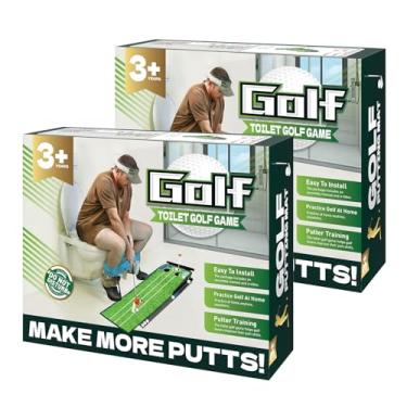 Imagem de TIANSTIAL Pacote com 2 caixas de presente de brincadeiras, embrulhe os presentes reais com uma caixa vazia de brincadeiras, fachada de jogo de golfe, piada engraçada de Natal apresenta ideias para pai