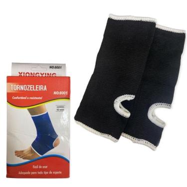 Imagem de Par Tornozeleira Poliéster Elástico Praticas De Esportes - CRB
