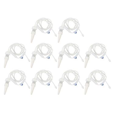 Imagem de Auto -rega inserir dispositivo de pico automático de rega de planta irrigador de gotejamento com lenta válvula de controle de liberação para plantas externas de argila abd