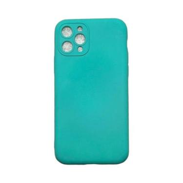 Imagem de Capa IPhone 11 Pro Silicone Aveludada Protege Câmera Colorida Capinha 