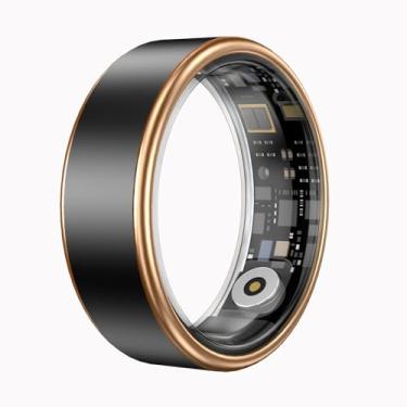 Imagem de Yihou Anel inteligente para mulheres, anel de saúde, monitor de fitness, monitor de sono, monitor de frequência cardíaca, contador de passos, sem taxa de assinatura para Android, iOS, preto 12