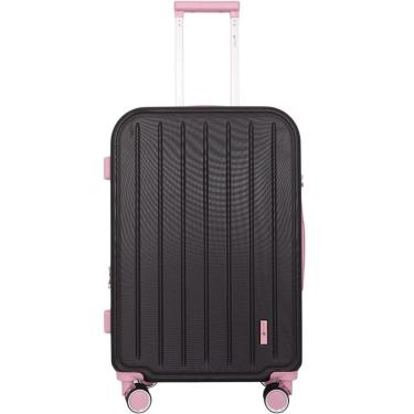 Imagem de Mala de Viagem Porte Grande Rodas 360° ABS Resistente Cadeado com Segredo Zíper Expansivo Cruzeiro 9-Unissex