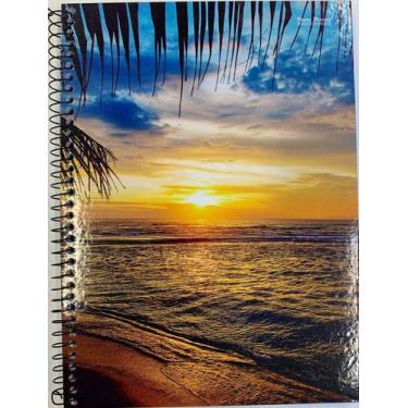 Imagem de Caderno Pauta Branca universitário new espiral 96 folhas