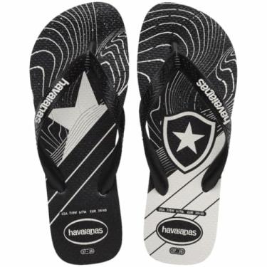 Imagem de Chinelo Havaianas Top Times Botafogo Unissex 35/36