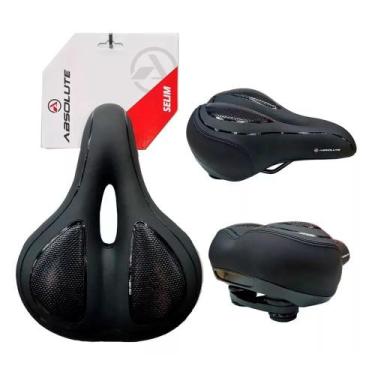 Imagem de Selim Absolute Comfort Gel Vazado Preto/preto Macio