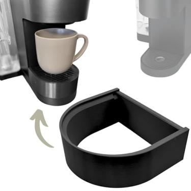Imagem de Bandeja coletora de caneca/copo de elevação feita para o Keurig K-Supreme e K-Slim, preto, 4,3 cm de altura