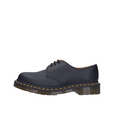 Imagem de Dr. Martens, Sapato Oxford feminino 1461 de couro com 3 olhos, Nappa preta, 3