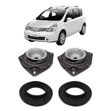 Imagem de Par Coxim Rolamento Amortecedor Dianteiro Livina - Solupe Parts