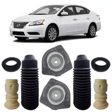 Imagem de Kit Coxim Batente Amortecedor Dianteiro Sentra 2014 15 16/.. - Solupe 