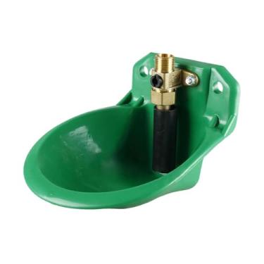 Imagem de MFMEXUL Bebedouro Automático para Ovelhas, Alimentador de Animais de Fazenda para Serviços Pesados, Como Bezerros, Cães, Vacas, Cavalos E Cabras, Verde, 19 Cm X 17.8 Cm X 14