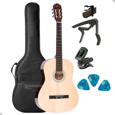 Imagem de Violão Clássico Acústico 39 - Tampo de Linden - Nylon + Capa