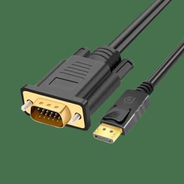 Imagem de Adaptador Cabo Displayport Para Vga 1,80 Metros 1080P Fhd - Shinka