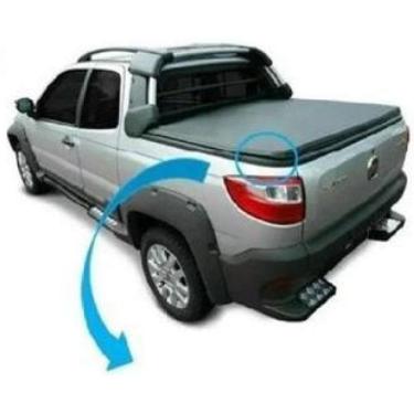 Imagem de Moldura Tampa Traseira Esquerda Caçamba Strada