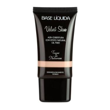 Imagem de Base Líquida Velvet Skin Toque de Natureza, 201 Claro 1