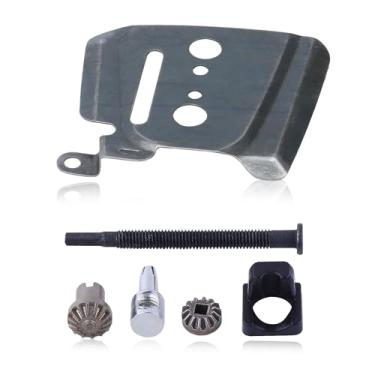 Imagem de Atunee Kit de ajustador de tensor de barra de corrente e protetor de roda dentada de placa para motosserras Echo CS-400 cs400 CS-450 substitui C305000011 V651000001 V651000011 V203000110 C309000030