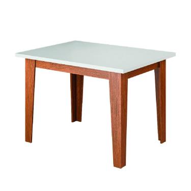 Imagem de Mesa para Sala de Jantar 1,20m Miami Madeirado/Off White Dobuê
