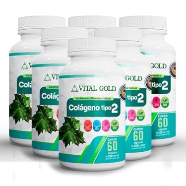 Imagem de COLÁGENO TIPO 2-500mg (60 Cápsulas) VITAL GOLD (6)