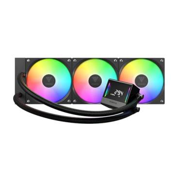 Imagem de Water Cooler 360mm Gamdias Chione E4-360 Preto ARGB