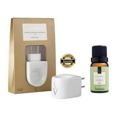 Imagem de Via Aroma Original Difusor Aromatizador Porcelana + Essência Lavanda o