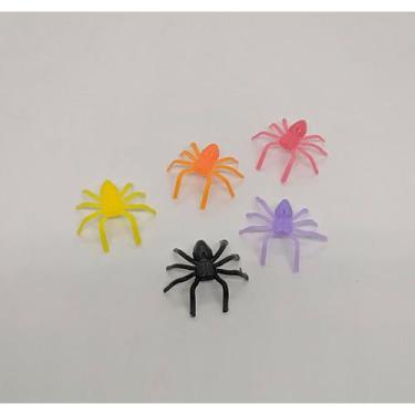 Imagem de Mini Aranha Plástico 250 Unidades Festa Decoração Atacado - VENDEU BEM