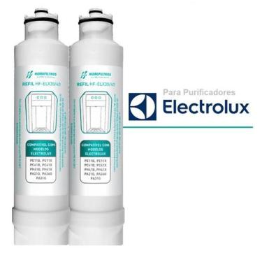 Imagem de 2 Refis Purificador Electrolux Pe11 Pc41 Ph41 Pa21 Pa26 Pa31 - Hidrofi