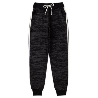 Imagem de Calça Jogger de Moletom Feminina Preta - WIND LIFE, GG